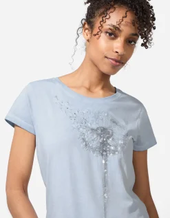 Takko T-shirt - Print - lichtblauw Best