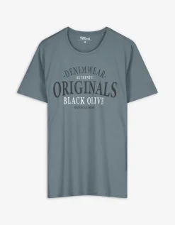 Jean Pascale T-shirt - Print - turkoois Best