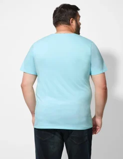 Jean Pascale T-shirt - Print - turkoois Fashion
