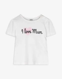 Dopodopo mini T-shirt - Print - wit Online