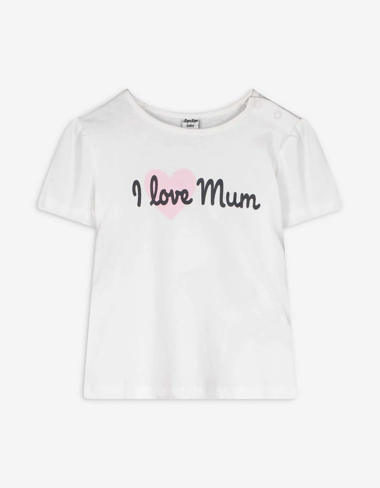 Dopodopo mini T-shirt - Print - wit Online