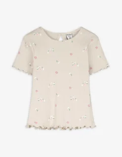 Dopodopo mini T-shirt - Print all-over - wit Outlet