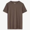Jean Pascale T-shirt - Ronde hals - lichtbruin Discount