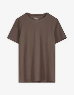 Jean Pascale T-shirt - Ronde hals - lichtbruin Discount