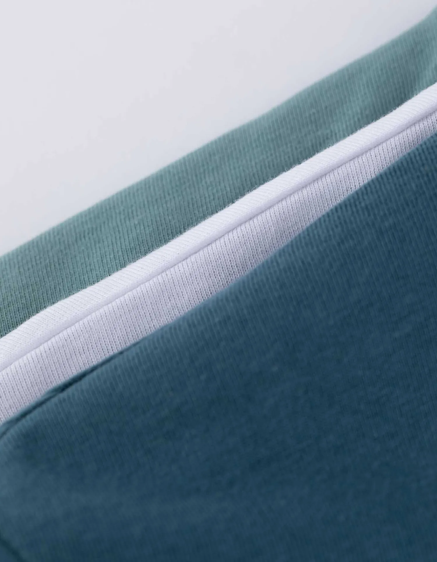 Jean Pascale T-shirt - set van 3 turkoois Sale