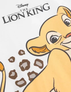 Dopodopo mini T-shirt - The Lion King - wit Fashion