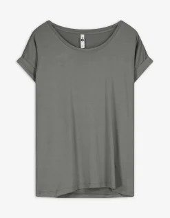 Ever Me T-shirt - Viscosemix - groen Outlet