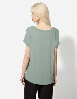 Ever Me T-shirt - Viscosemix - turkoois Hot