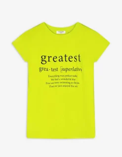 Takko T-shirt - Vooropdruk - lichtgroen Clearance