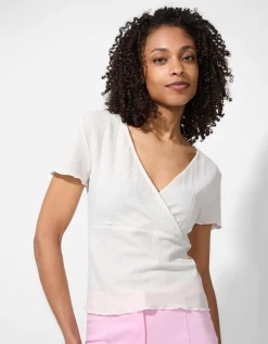 Page One T-shirt - Wikkellook - wit Sale