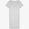 Page One T-shirt jurk - Aansluitend - grijs Best