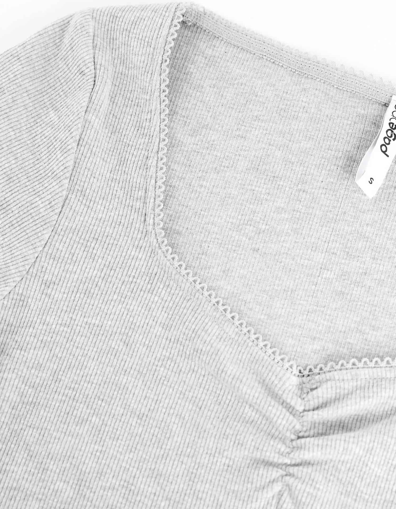 Page One T-shirt jurk - Aansluitend - grijs Best