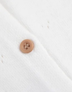 Dopodopo mini Vest - Fijn breisel - wit Clearance
