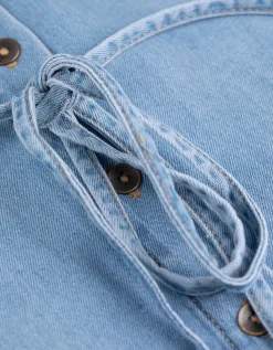 Ever Me Zwangerschapsjurk - Knoopsluiting - blauw Hot