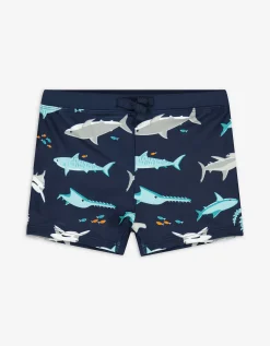 Dopodopo boys Zwembroek - Print all-over - donkerblauw Best