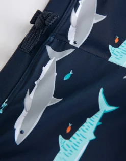 Dopodopo boys Zwembroek - Print all-over - donkerblauw Best